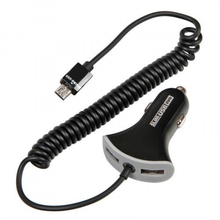 ΦΟΡΤΙΣΤΗΣ ΑΝΑΠΤΗΡΑ ΔΙΠΛΟΣ SLIM USB EVO ME ΚΑΛΩΔΙΟ 12/24V 2400mA ΦΟΡΤΙΣΤΗΣ ΑΝΑΠΤΗΡΑ ΔΙΠΛΟΣ SLIM USB EVO ME ΚΑΛΩΔΙΟ 12/24V 2400mA