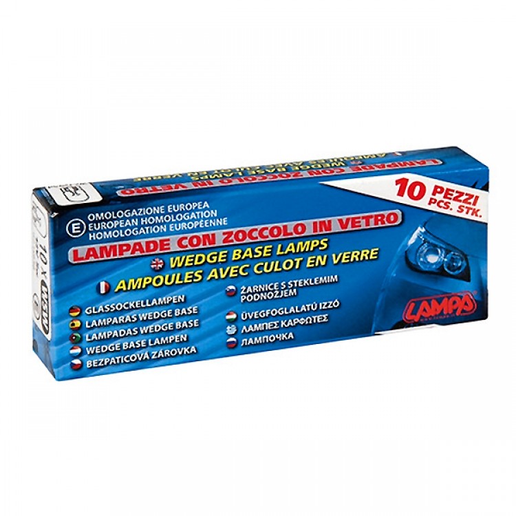 ΛΑΜΠΕΣ W5W 5W 12V 10 ΤΕΜ. ΛΑΜΠΕΣ W5W 5W 12V 10 ΤΕΜ.