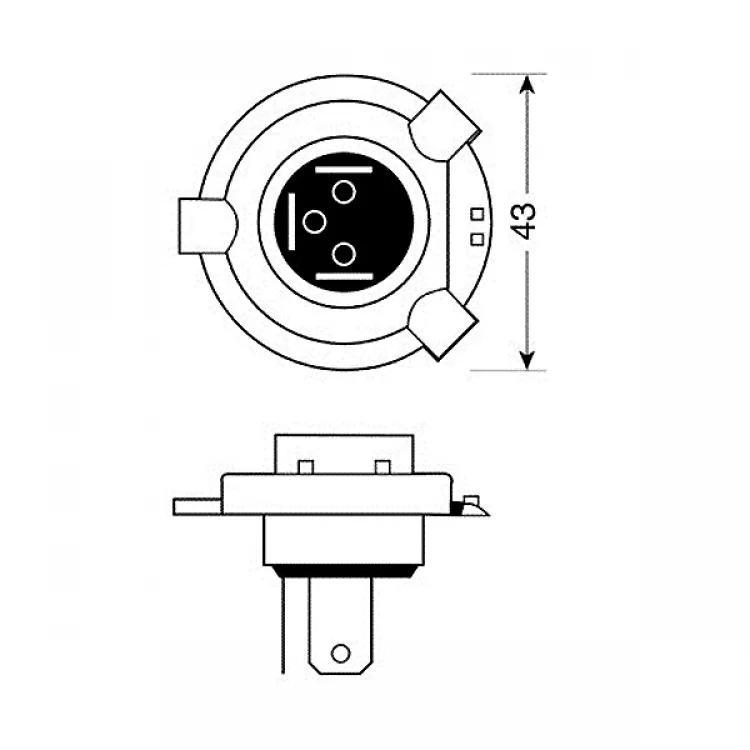 H4 BLU-XE 12V/100-90W 92mm 4.500Κ H4 BLU-XE 12V/100-90W 92mm 4.500Κ