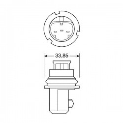 HB1 9004 BLUE ΧΕΝΟΝ 12V/65-45W 4.500Κ