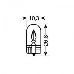 ΛΑΜΠΑΚΙΑ 12V/WB5W 5W W2.1x9.5d ΠΡΑΣΙΝΑ