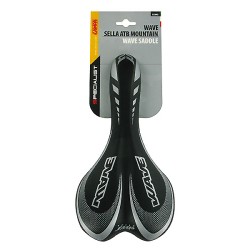 Σέλα ποδηλάτου (270x140mm /370gr) μαύρη Wave Saddle