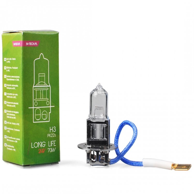 H3 24V 70W PK22s POWERTEC LONG LIFE ΑΛΟΓΟΝΟΥ 1ΤΕΜ. ΚΟΥΤΙ M-TECH H3 24V 70W PK22s POWERTEC LONG LIFE ΑΛΟΓΟΝΟΥ 1ΤΕΜ. ΚΟΥΤΙ M-TECH