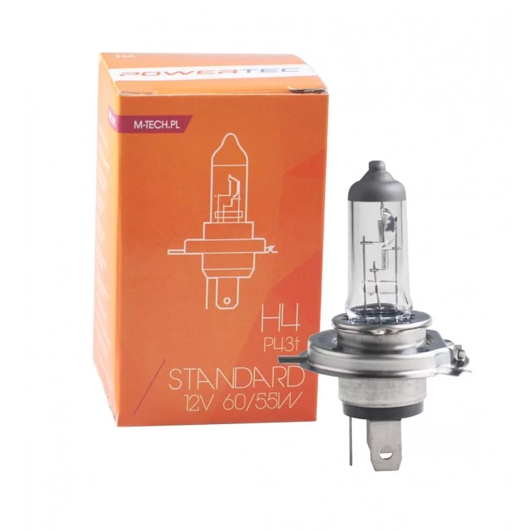 H4 12V 60/55W P43t POWERTEC STANDARD ΑΛΟΓΟΝΟΥ ΚΟΥΤΙ M-TECH - 1ΤΕΜ. H4 12V 60/55W P43t POWERTEC STANDARD ΑΛΟΓΟΝΟΥ ΚΟΥΤΙ M-TECH - 1ΤΕΜ.