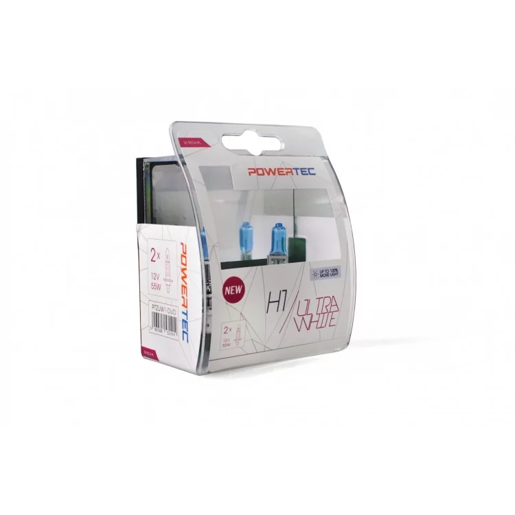H1 12V 55W P14,5s POWERTEC ULTRA WHITE 2ΤΕΜ. M-TECH H1 12V 55W P14,5s POWERTEC ULTRA WHITE 2ΤΕΜ. M-TECH