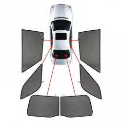 CarShades - ΚΟΥΡΤΙΝΑΚΙΑ  CAR SHADES ΓΙΑ AUDI A3 SPORTBACK (8Y) 5D 2020+ - 6 ΤΕΜ. (PVC.AU-A3-5-C)