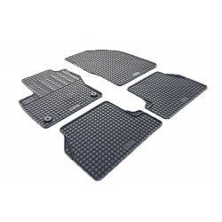 Cik - ΠΑΤΑΚΙΑ ΑΥΤΟΚΙΝΗΤΟΥ ΑΠΟ ΛΑΣΤΙΧΟ ΓΙΑ FORD FOCUS 2011-2015 ΣΕ ΜΑΥΡΟ ΧΡΩΜΑ ΜΕ ΚΟΥΜΠΩΜΑΤΑ - 4 ΤΕΜ. (RM.FO.0004/CK)