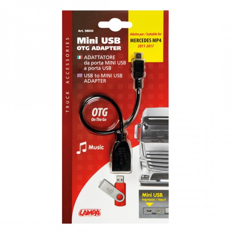 ΑΝΤΑΠΤΟΡΑΣ USB-MINI USB 12V ΜΕ ΚΑΛΩΔΙΟ 10cm RED LINE (ΚΑΤΑΛΛΗΛΟ ΓΙΑ MERCEDES MP4 2011-2017) ΑΝΤΑΠΤΟΡΑΣ USB-MINI USB 12V ΜΕ ΚΑΛΩΔΙΟ 10cm RED LINE (ΚΑΤΑΛΛΗΛΟ ΓΙΑ MERCEDES MP4 2011-2017)