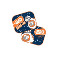 Amio - ΗΛΙΟΠΡΟΣΤΑΣΙΕΣ ΠΛΑΙΝΕΣ STAR WARS BB8 ΜΕ ΒΕΝΤΟΥΖΑ 44x35cm - 2 Τεμ. (S59315/AM)