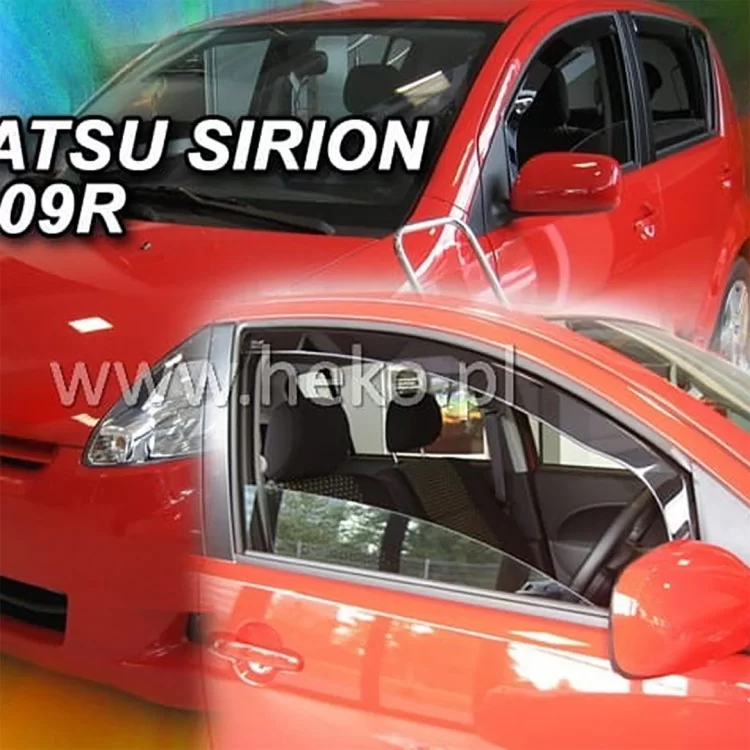 ΑΝΕΜΟΘΡΑΥΣΤΕΣ ΓΙΑ DAIHATSU SIRION 5D 2005-2010 ΖΕΥΓΑΡΙ ΑΠΟ ΕΥΚΑΜΠΤΟ ΦΙΜΕ ΠΛΑΣΤΙΚΟ HEKO - 2 ΤΕΜ. ΑΝΕΜΟΘΡΑΥΣΤΕΣ ΓΙΑ DAIHATSU SIRION 5D 2005-2010 ΖΕΥΓΑΡΙ ΑΠΟ ΕΥΚΑΜΠΤΟ ΦΙΜΕ ΠΛΑΣΤΙΚΟ HEKO - 2 ΤΕΜ.