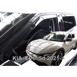 ΑΝΕΜΟΘΡΑΥΣΤΕΣ ΓΙΑ KIA EV6 5D 2021+ ΣΕΤ ΑΥΤΟΚΙΝΗΤΟΥ ΑΠΟ ΕΥΚΑΜΠΤΟ ΦΙΜΕ ΠΛΑΣΤΙΚΟ HEKO - 4 ΤΕΜ.