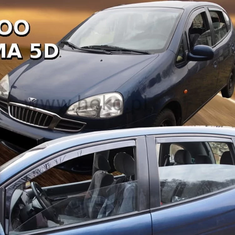 ΑΝΕΜΟΘΡΑΥΣΤΕΣ ΓΙΑ CHEVROLET TACUMA 5D 2001+ ΣΕΤ ΑΥΤΟΚΙΝΗΤΟΥ ΑΠΟ ΕΥΚΑΜΠΤΟ ΦΙΜΕ ΠΛΑΣΤΙΚΟ HEKO - 4 ΤΕΜ. ΑΝΕΜΟΘΡΑΥΣΤΕΣ ΓΙΑ CHEVROLET TACUMA 5D 2001+ ΣΕΤ ΑΥΤΟΚΙΝΗΤΟΥ ΑΠΟ ΕΥΚΑΜΠΤΟ ΦΙΜΕ ΠΛΑΣΤΙΚΟ HEKO - 4 ΤΕΜ.