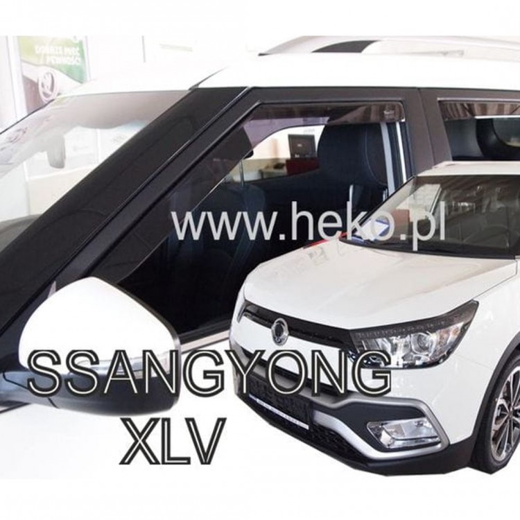 ΑΝΕΜΟΘΡΑΥΣΤΕΣ ΓΙΑ SSANGYONG TIVOLI/XLV 5D 2015+ ΣΕΤ ΑΥΤΟΚΙΝΗΤΟΥ ΑΠΟ ΕΥΚΑΜΠΤΟ ΦΙΜΕ ΠΛΑΣΤΙΚΟ HEKO - 4 ΤΕΜ.