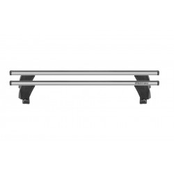 ΜΠΑΡΕΣ ΟΡΟΦΗΣ ΑΛΟΥΜΙΝΙΟΥ DELTA M SILVER 123 cm ROOF RACK ΣΕΤ ΣΕ ΑΣΗΜΙ ΧΡΩΜΑ ΜΕ ΠΡΟΣΤΑΤΕΥΤΙΚΑ ΚΑΠΑΚΙΑ ΑΚΡΩΝ ΓΙΑ ΑΠΛΗ ΟΡΟΦΗ MENABO - 2 ΤΕΜ.