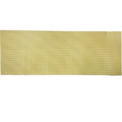 ΣΙΤΑ ΑΛΟΥΜΙΝΙΟΥ ΚΙΤΡΙΝΗ 125x30cm ΤΡΥΠΑ 1,1x0,6cm ΠΑΧΟΣ 0,2cm​ - 1 ΤΕΜ.
