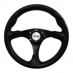 ΤΙΜΟΝΙ BARCHETTA EVO - ΜΑΥΡΟ ΟΙΚΟΛΟΓΙΚΟ ΔΕΡΜΑ 320mm ΤΙΜΟΝΙ BARCHETTA EVO - ΜΑΥΡΟ ΟΙΚΟΛΟΓΙΚΟ ΔΕΡΜΑ 320mm