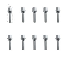 ΜΠΟΥΛΟΝΙΑ ΚΩΝΙΚΑ 12x1,25 (42mm) (19) SIMONI RACING - 10 ΤΕΜ. ΜΠΟΥΛΟΝΙΑ ΚΩΝΙΚΑ 12x1,25 (42mm) (19) SIMONI RACING - 10 ΤΕΜ.