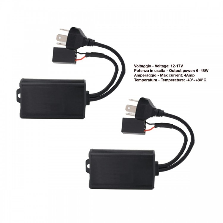 ΑΝΤΙΣΤΑΣΗ CAN-BUS ΓΙΑ LED ΚΙΤ H4 12V (ΑΝΤΙΣΤΑΣΗ-ΨΕΥΤΗΣ-CANCELLER) SIMONI RACING - 2 TEM. ΑΝΤΙΣΤΑΣΗ CAN-BUS ΓΙΑ LED ΚΙΤ H4 12V (ΑΝΤΙΣΤΑΣΗ-ΨΕΥΤΗΣ-CANCELLER) SIMONI RACING - 2 TEM.