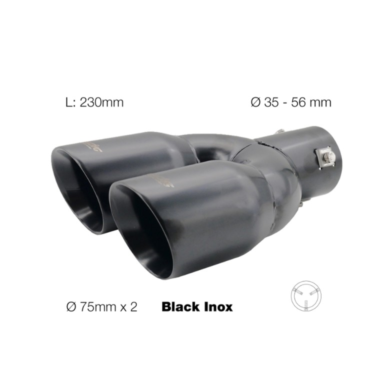 ΑΚΡΟ (ΜΠΟΥΚΑ) ΕΞΑΤΜΙΣΗΣ ΔΙΠΛΟ TRX 92 ΜΑΥΡΗ ΜΑΤ 34-60mm SIMONI RACING - 1 TEM ΑΚΡΟ (ΜΠΟΥΚΑ) ΕΞΑΤΜΙΣΗΣ ΔΙΠΛΟ TRX 92 ΜΑΥΡΗ ΜΑΤ 34-60mm SIMONI RACING - 1 TEM