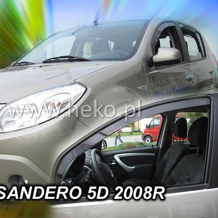 ΑΝΕΜΟΘΡΑΥΣΤΕΣ ΓΙΑ DACIA SANDERO / STEPWAY I 5D 2008-2012 ΖΕΥΓΑΡΙ ΑΠΟ ΕΥΚΑΜΠΤΟ ΦΙΜΕ ΠΛΑΣΤΙΚΟ HEKO - 2 ΤΕΜ. ΑΝΕΜΟΘΡΑΥΣΤΕΣ ΓΙΑ DACIA SANDERO / STEPWAY I 5D 2008-2012 ΖΕΥΓΑΡΙ ΑΠΟ ΕΥΚΑΜΠΤΟ ΦΙΜΕ ΠΛΑΣΤΙΚΟ HEKO - 2 ΤΕΜ.