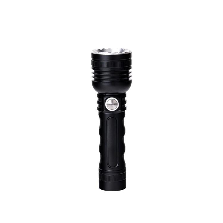 ΦΑΚΟΣ ΧΕΙΡΟΣ 1x10W 490lm IP65 140mm Φ40mm 5000mAh Li-ion TACTICAL LASER FLASHLIGHT M-TECH - 1 Τεμ.