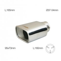 ΑΚΡΟ/ΜΠΟΥΚΑ ΕΞΑΤΜΙΣΗΣ ΧΡΩΜΙΟΥ 37-54mm (ΜΗΚΟΣ 165mm - ΔΙΑΜΕΤΡΟΣ ΕΞΩΤΕΡΙΚΗ 95x70mm) SIMONI RACING - 1 TEM ΑΚΡΟ/ΜΠΟΥΚΑ ΕΞΑΤΜΙΣΗΣ ΧΡΩΜΙΟΥ 37-54mm (ΜΗΚΟΣ 165mm - ΔΙΑΜΕΤΡΟΣ ΕΞΩΤΕΡΙΚΗ 95x70mm) SIMONI RACING - 1 TEM