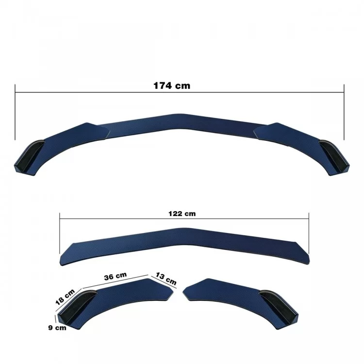 ΔΙΑΚΟΣΜΗΤΙΚΟ SPOILER ΠΡΟΦΥΛΑΚΤΗΡΑ LIP SPLITTER CARBON LOOK 3ΤΕΜ. ΔΙΑΚΟΣΜΗΤΙΚΟ SPOILER ΠΡΟΦΥΛΑΚΤΗΡΑ LIP SPLITTER CARBON LOOK 3ΤΕΜ.