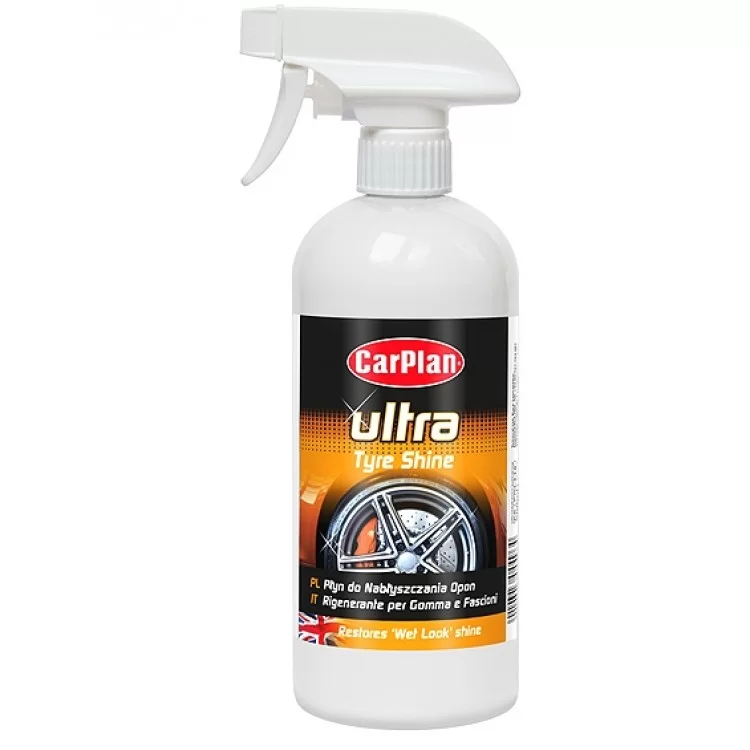 ΥΓΡΟ ΓΥΑΛΙΣΜΑΤΟΣ ΕΛΑΣΤΙΚΩΝ ΣΕ ΣΠΡΕΙ CARPLAN ULTRA TYRE SHINE 500ML ΥΓΡΟ ΓΥΑΛΙΣΜΑΤΟΣ ΕΛΑΣΤΙΚΩΝ ΣΕ ΣΠΡΕΙ CARPLAN ULTRA TYRE SHINE 500ML