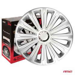 Amio – Τάσια Τροχών 14" Trend RC Ασημί για Αναβάθμιση Εμφάνισης & Καθημερινή Χρήση – Σετ 4 Τεμ. (6896/AM) Amio – Τάσια Τροχών 14" Trend RC Ασημί για Αναβάθμιση Εμφάνισης & Καθημερινή Χρήση – Σετ 4 Τεμ. (6896/AM)