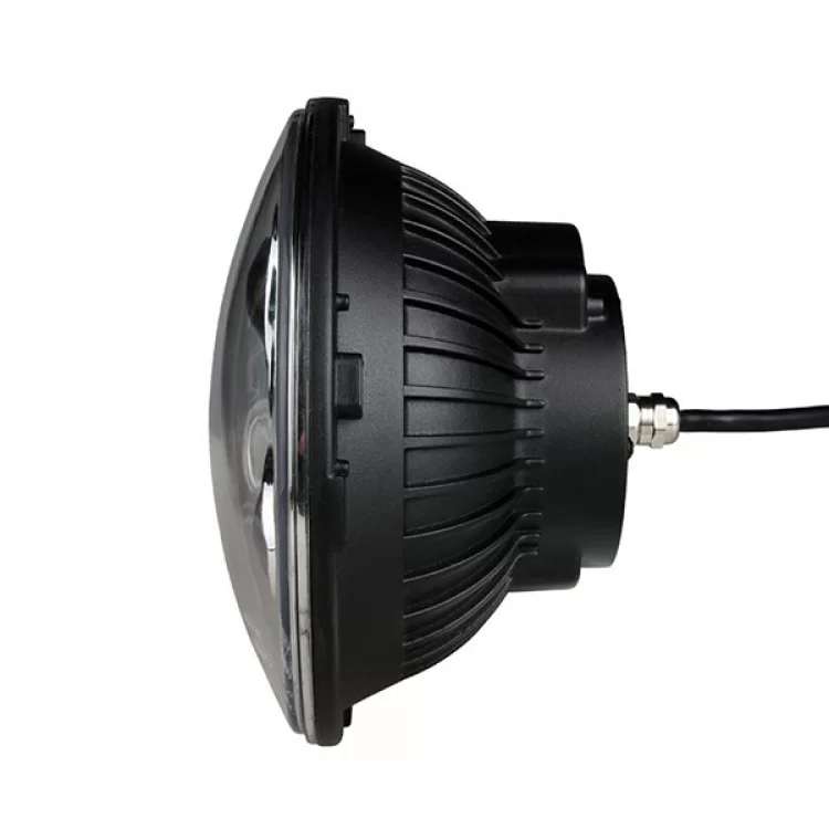 ΦΑΝΑΡΙ ΣΤΡΟΓΓΥΛΟ 7 ΙΝΤΣΩΝ ME 8LED CREE (XML-10W) 9-36V 6000-6500K CHROME ΦΑΝΑΡΙ ΣΤΡΟΓΓΥΛΟ 7 ΙΝΤΣΩΝ ME 8LED CREE (XML-10W) 9-36V 6000-6500K CHROME