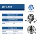 M-Tech - Στρογγυλό Φανάρι WHL101 CHROME 7'' με 8 Cree LED (XML-10W) 9-36V 6000-6500K σε Χρώμιο - 1 τεμ. (WHL101/MT) M-Tech - Στρογγυλό Φανάρι WHL101 CHROME 7'' με 8 Cree LED (XML-10W) 9-36V 6000-6500K σε Χρώμιο - 1 τεμ. (WHL101/MT)
