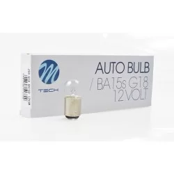 R5W G18 12V BA15d ΔΙΠΟΛΙΚΟ STANDARD ΑΛΟΓΟΝΟΥ M-TECH - 10ΤΕΜ