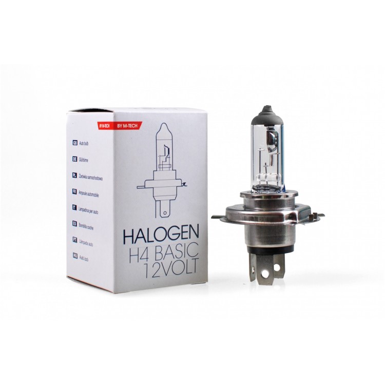 H4 12V 100/90W P43t STANDARD ΑΛΟΓΟΝΟΥ ΚΟΥΤΙ 1ΤΕΜ. M-TECH H4 12V 100/90W P43t STANDARD ΑΛΟΓΟΝΟΥ ΚΟΥΤΙ 1ΤΕΜ. M-TECH