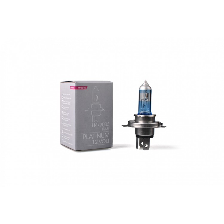 H4 12V 60/55W P43t-38 COLOR PLATINUM 1ΤΕΜ. M-TECH H4 12V 60/55W P43t-38 COLOR PLATINUM 1ΤΕΜ. M-TECH