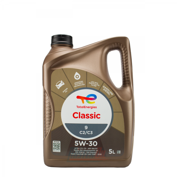 Total Classic 9 5W-30 C2/C3 5lt