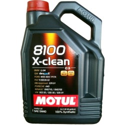 Motul Λάδι Αυτοκινήτου 8100 X-Clean 5W-40 C3 5lt