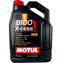 Motul Λάδι Αυτοκινήτου 8100 x-cess 5W-40 C3 5lt