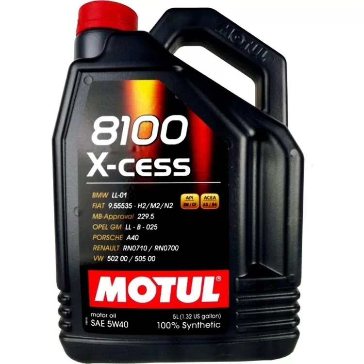 Motul Λάδι Αυτοκινήτου 8100 x-cess 5W-40 C3 5lt Motul Λάδι Αυτοκινήτου 8100 x-cess 5W-40 C3 5lt