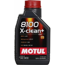 Motul Λάδι Αυτοκινήτου X-Clean+ 5W-30 C3 1lt Motul Λάδι Αυτοκινήτου X-Clean+ 5W-30 C3 1lt