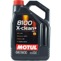 Motul Λάδι Αυτοκινήτου X-Clean+ 5W-30 C3 5lt  